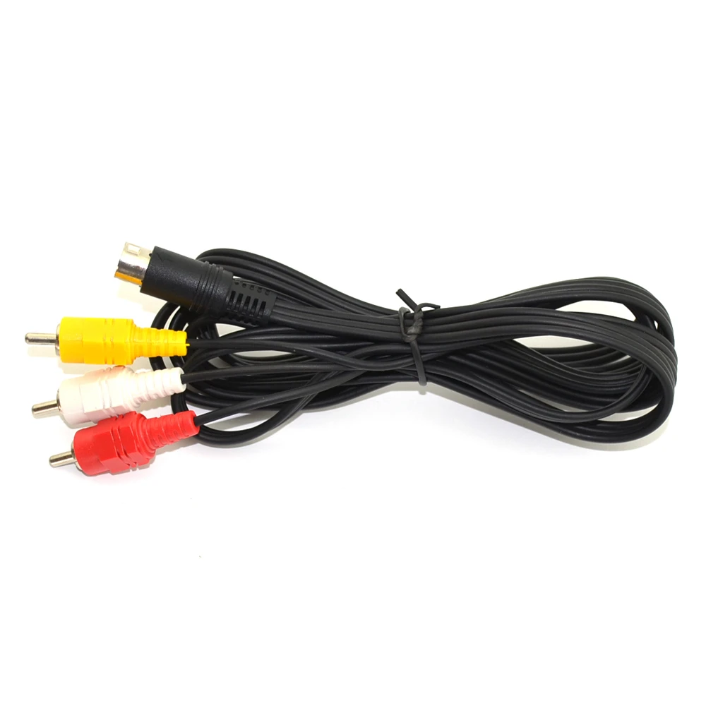 High quality AV Cable 9 pin Audio Video for SEGA Mega Drive 2 Genesis 2 and for Mega Drive 3 Genesis 3