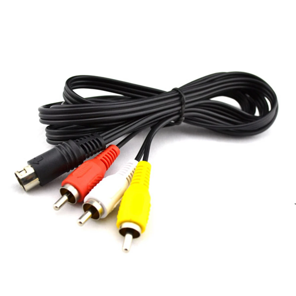 High quality AV Cable 9 pin Audio Video for SEGA Mega Drive 2 Genesis 2 and for Mega Drive 3 Genesis 3