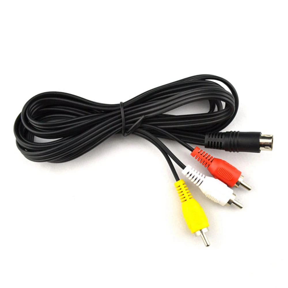 High quality AV Cable 9 pin Audio Video for SEGA Mega Drive 2 Genesis 2 and for Mega Drive 3 Genesis 3