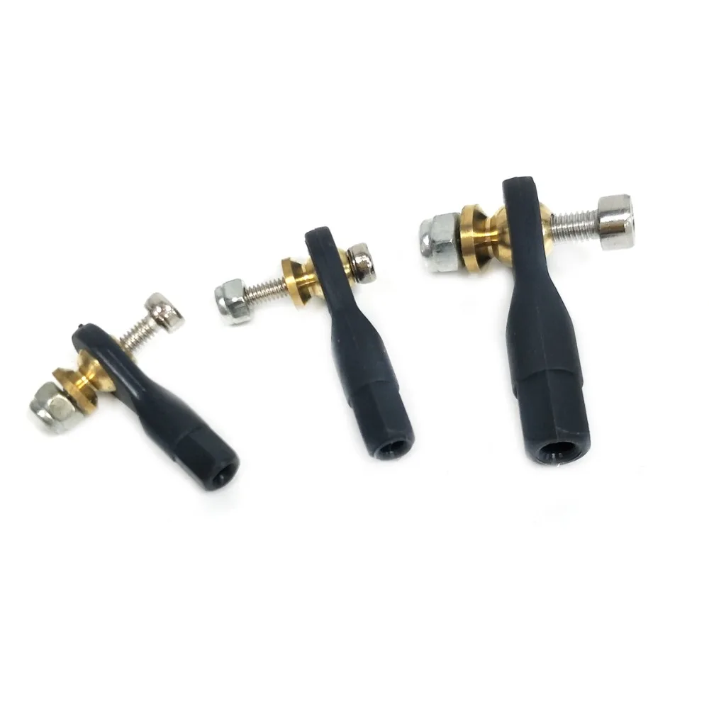 10pcs M2 M2.5 M3 Metal Airplane ball joint Single Cup ball joint Adjustable Heave Duty Ball For RC Plane Helicopter Model