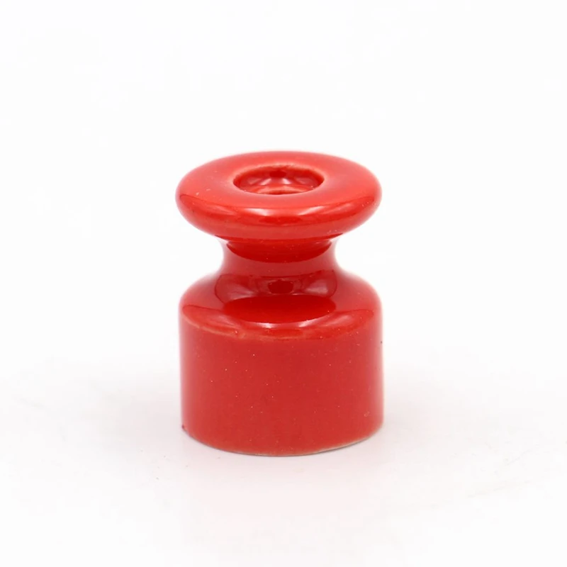 5 Pieces 10 Pieces Ceramic Wall Insulator for Wiring Porcelain Insulators Fabric Cable Fixings With Install Screw