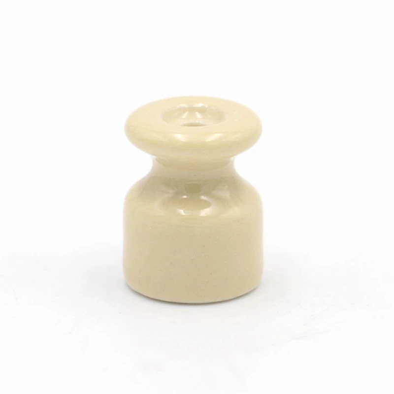 5 Pieces 10 Pieces Ceramic Wall Insulator for Wiring Porcelain Insulators Fabric Cable Fixings With Install Screw
