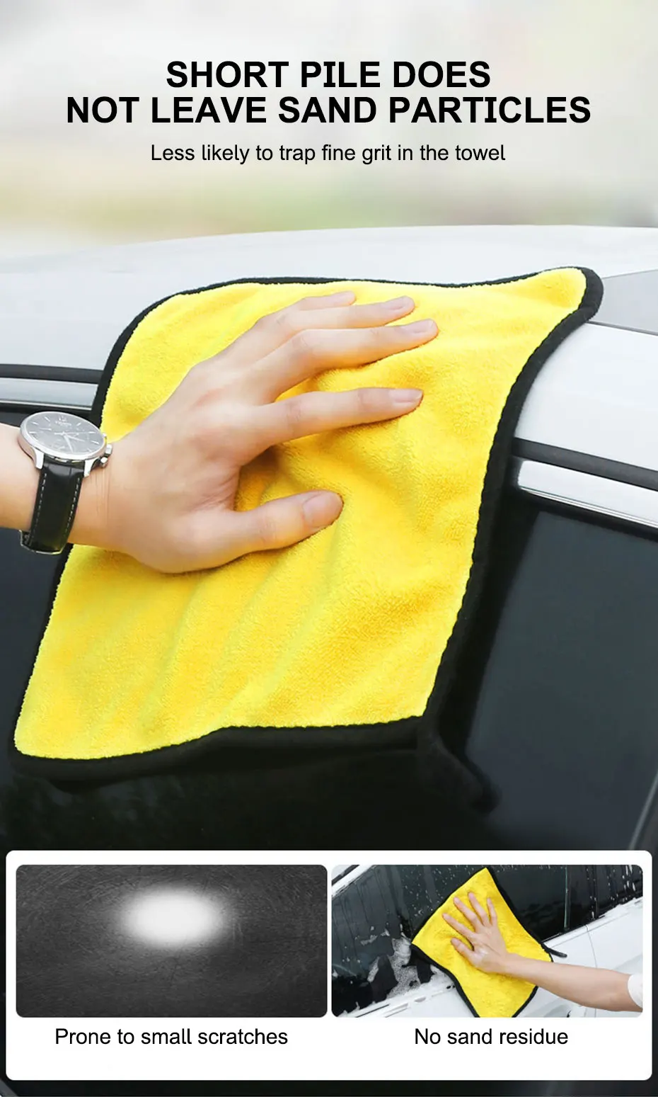High-end Microfiber Towel Car Wash Towel Detailing Cleaning Cloth Car Wash Drying Towel Car Absorbent Cleaning Products