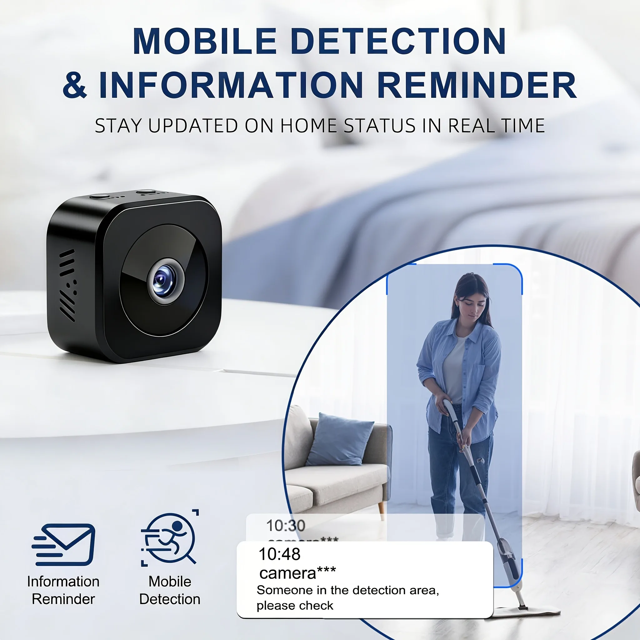 Mini HD Wifi Smart Monitor Surveillance Camera Video Voice DV Recorder Indoor Covert Wireless Security Camera Small Nanny Cam