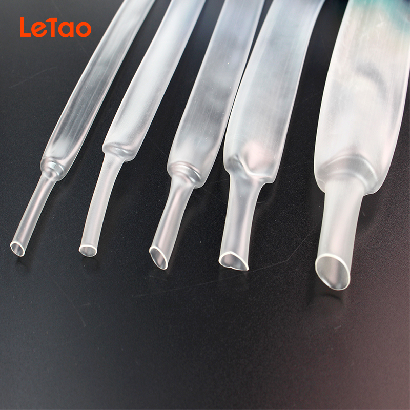 1 Meter Clear Dia 2 3 4 5 6 7 8 9 10 12 14 16 20 25 30 40 50 60 mm Heat Shrink Tube 2:1 Polyolefin Thermal Cable Sleeve Insulate