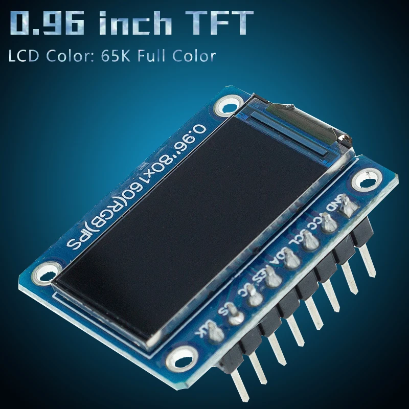 Estardyn 0.96 Inch IPS LCD TFT Display Module 160x80 HD 65K SPI Interface ST7735S 3.3V For Raspberry Pi DIY Project
