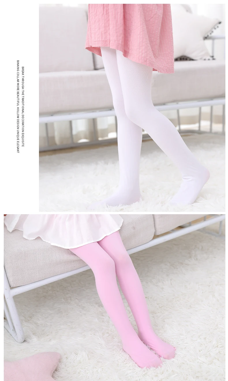 Spring/Autumn Candy Color Children Tights for Baby Girls Kids Cute Velvet Pantyhose Tights Stockings for Girls Dance Tights