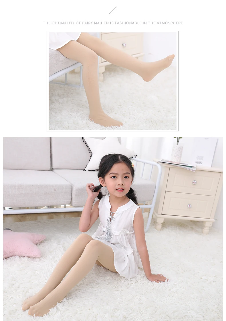 Spring/Autumn Candy Color Children Tights for Baby Girls Kids Cute Velvet Pantyhose Tights Stockings for Girls Dance Tights
