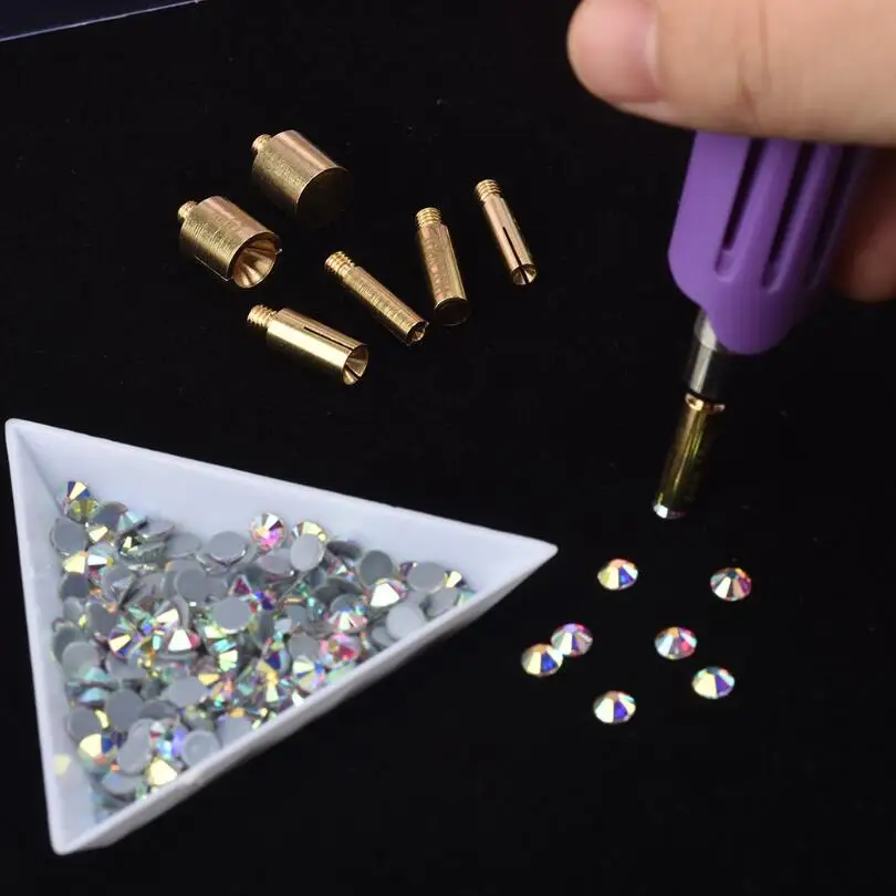 All Size Top Quality Crystal AB/Clear Super Bright Hot-Fix Rhinestones Glass Strass Iron On Stone For Fabric Garment