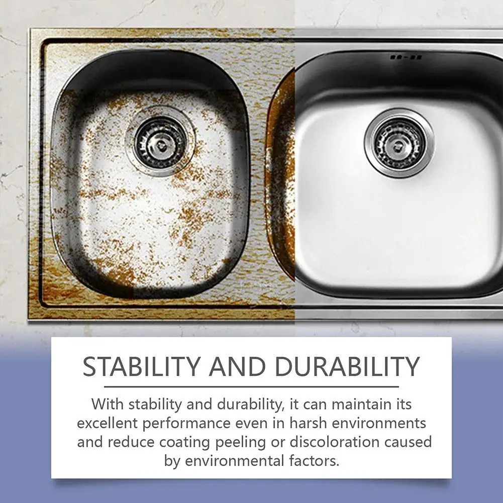 Car Powerful Rust Remover Spray Auto Degreaser Polisher for Alloy Rims Metal Parts Anti-Rust Protection Fast Acting Spray