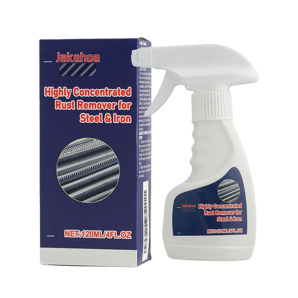 Car Powerful Rust Remover Spray Auto Degreaser Polisher for Alloy Rims Metal Parts Anti-Rust Protection Fast Acting Spray