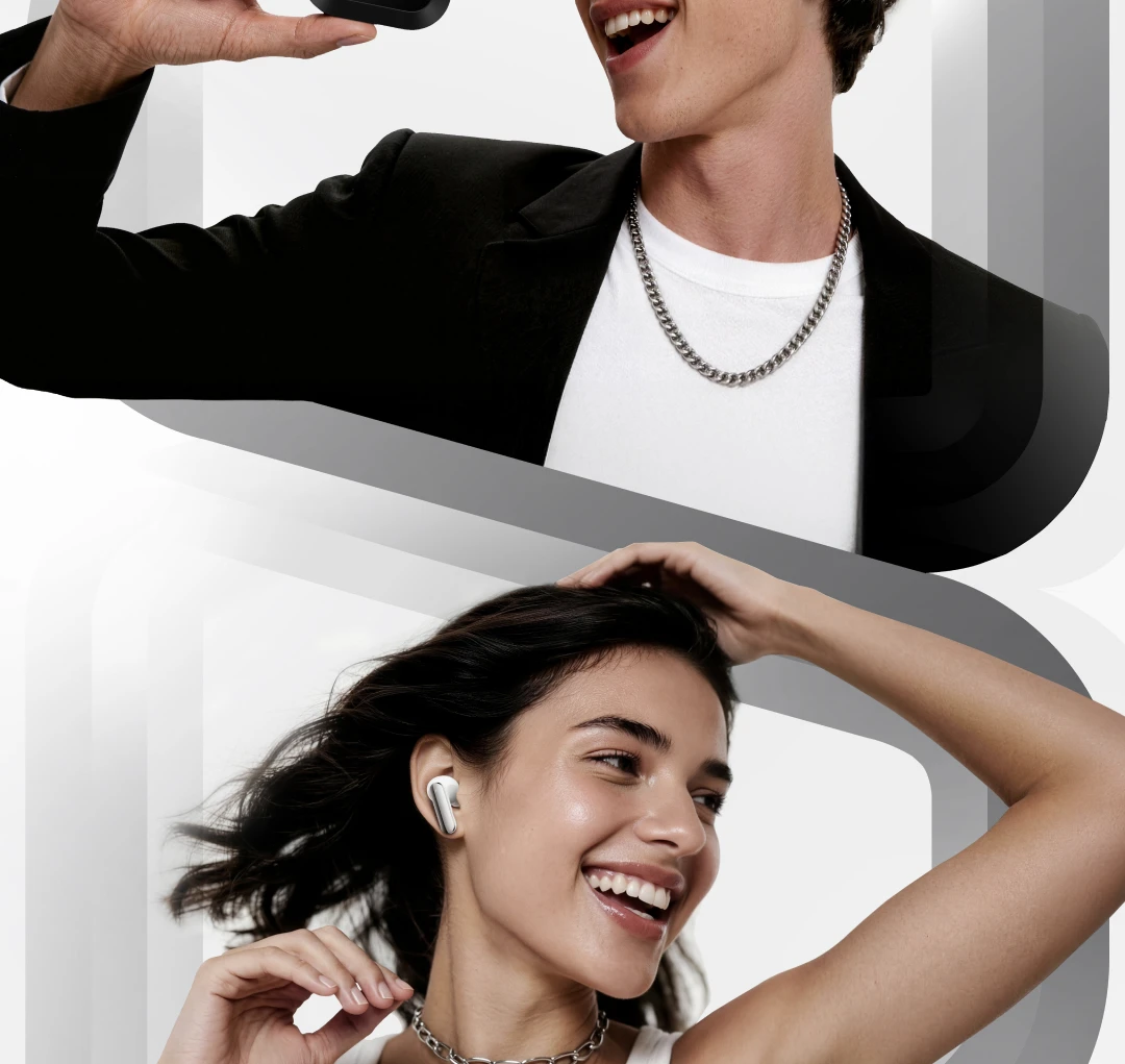 TWS Earphones realme Air8 Pro True Wireless Earphone AI Call Noise Cancellation 55dB Noise Cancellation Premier Dual-DAC Driver