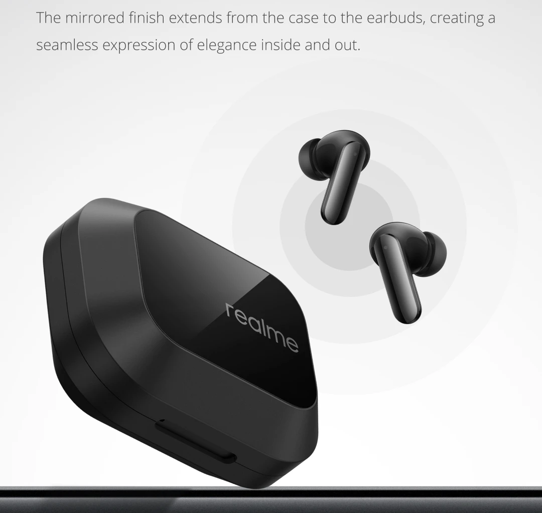 TWS Earphones realme Air8 Pro True Wireless Earphone AI Call Noise Cancellation 55dB Noise Cancellation Premier Dual-DAC Driver