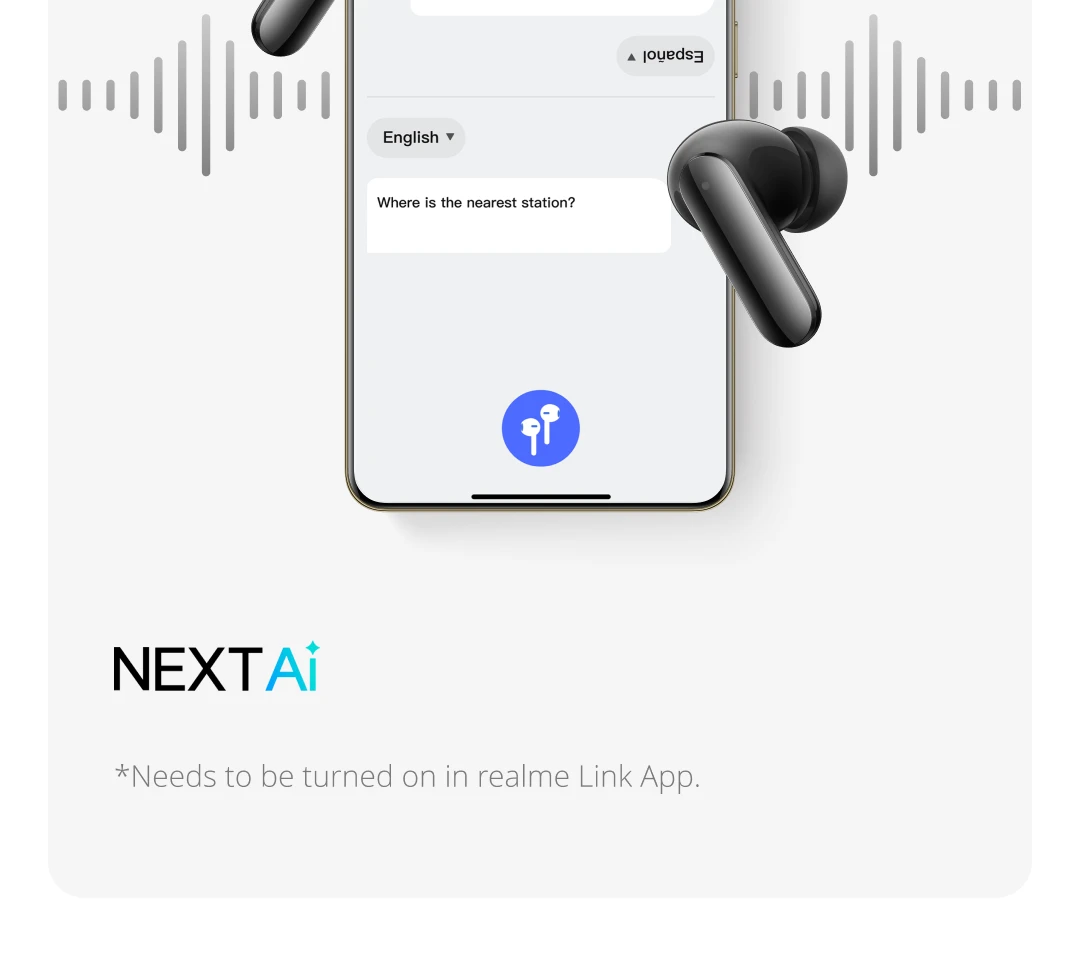 TWS Earphones realme Air8 Pro True Wireless Earphone AI Call Noise Cancellation 55dB Noise Cancellation Premier Dual-DAC Driver