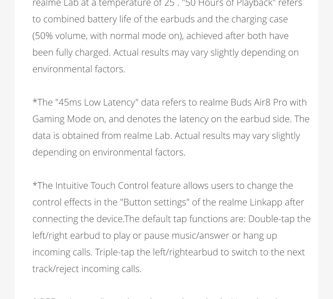 TWS Earphones realme Air8 Pro True Wireless Earphone AI Call Noise Cancellation 55dB Noise Cancellation Premier Dual-DAC Driver