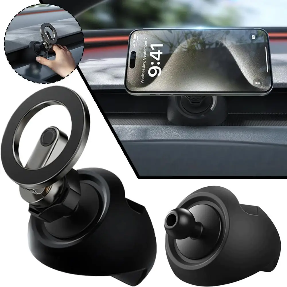 Phone Holder Base For Tesla's Redesigned Model 3/Y Mobile Phone Dashboard Mount Car Interior Accessories All Mobile Phones