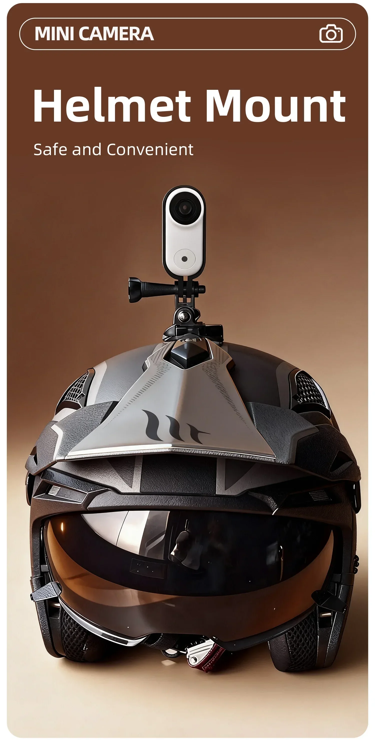 Lenovo Mini Action Camera 4K HD Thumb POV Camera Sports Camera Portable Wearable Helmet Recorder Magnetic Pocket Body Cam