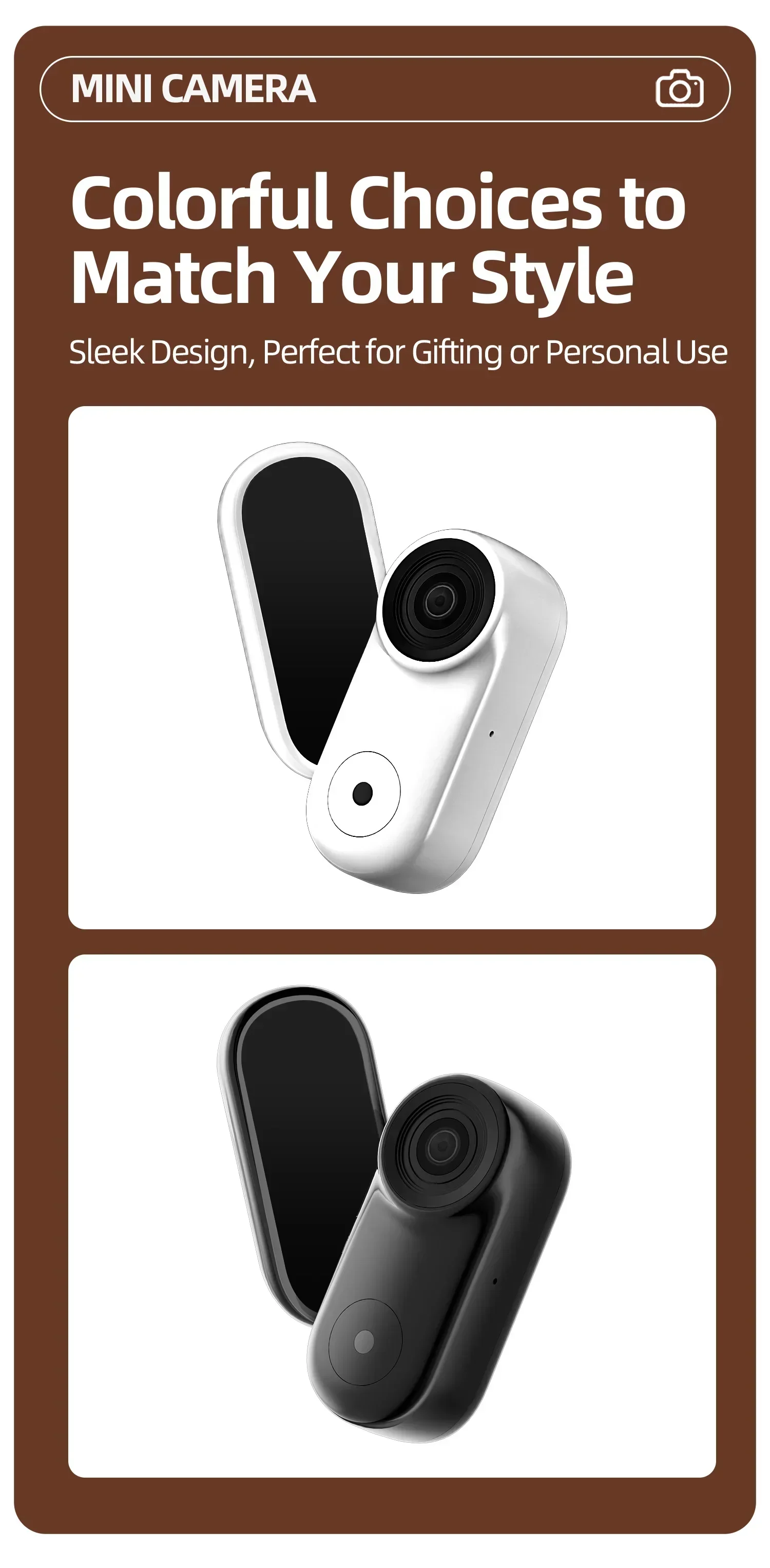 Lenovo Mini Action Camera 4K HD Thumb POV Camera Sports Camera Portable Wearable Helmet Recorder Magnetic Pocket Body Cam