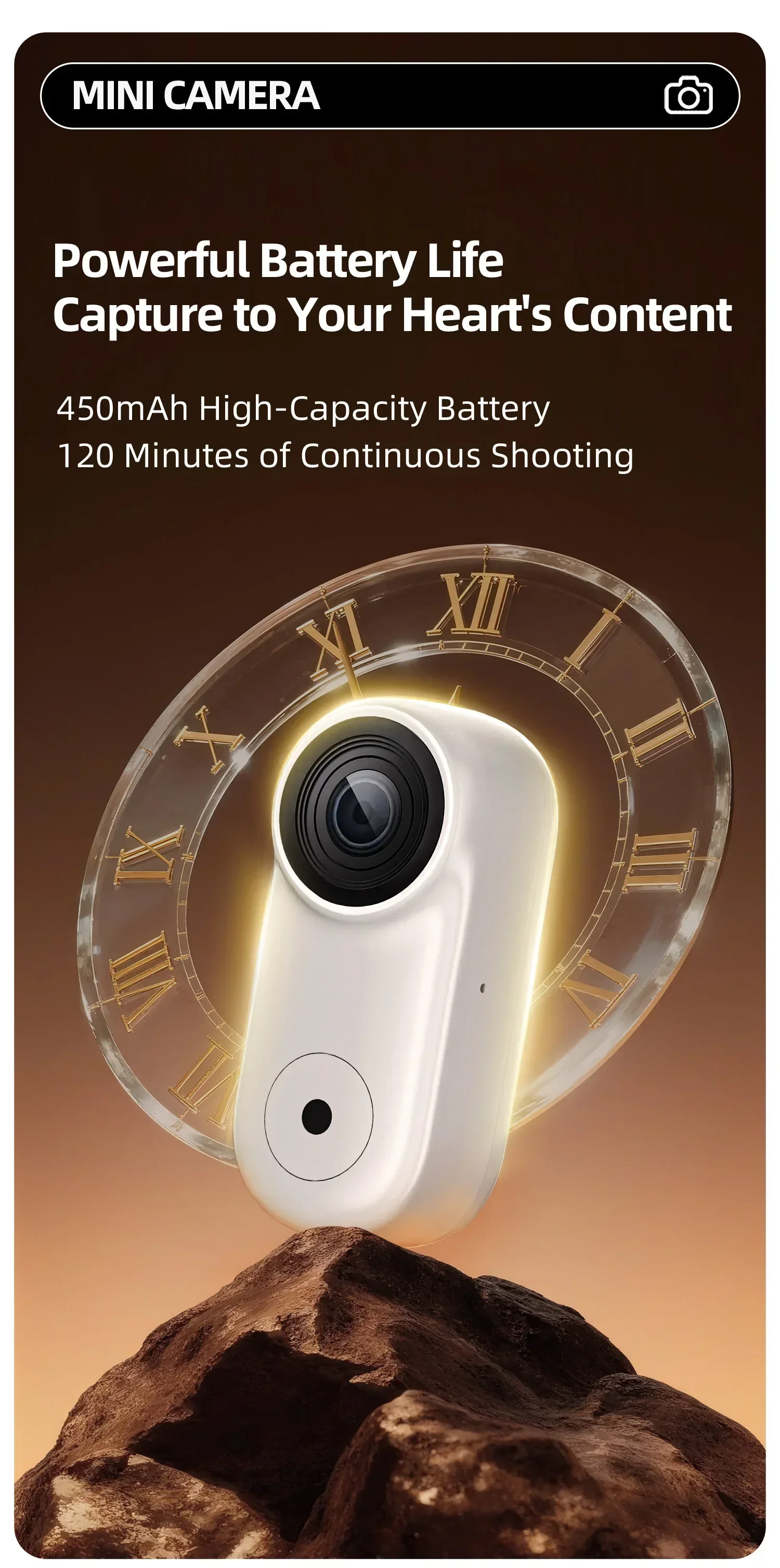 Lenovo Mini Action Camera 4K HD Thumb POV Camera Sports Camera Portable Wearable Helmet Recorder Magnetic Pocket Body Cam