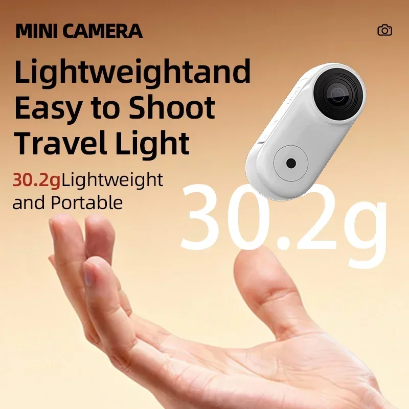Lenovo Mini Action Camera 4K HD Thumb POV Camera Sports Camera Portable Wearable Helmet Recorder Magnetic Pocket Body Cam