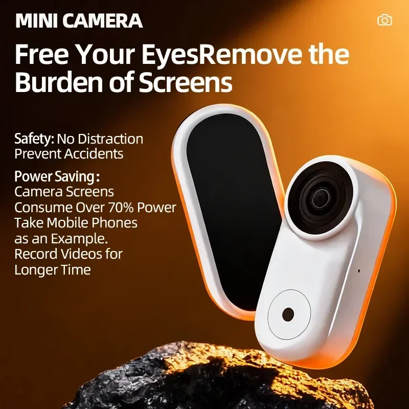 Lenovo Mini Action Camera 4K HD Thumb POV Camera Sports Camera Portable Wearable Helmet Recorder Magnetic Pocket Body Cam