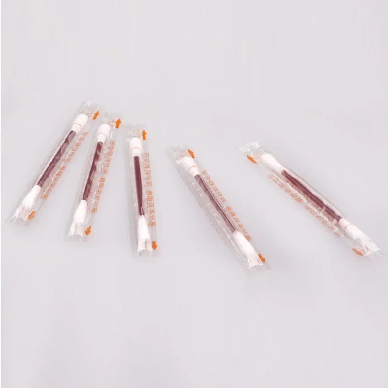 30Pcs/Lot Medical Disposable Disinfectant Swabs, Alcohol & Iodine Cotton Sticks for Emergency First Aid