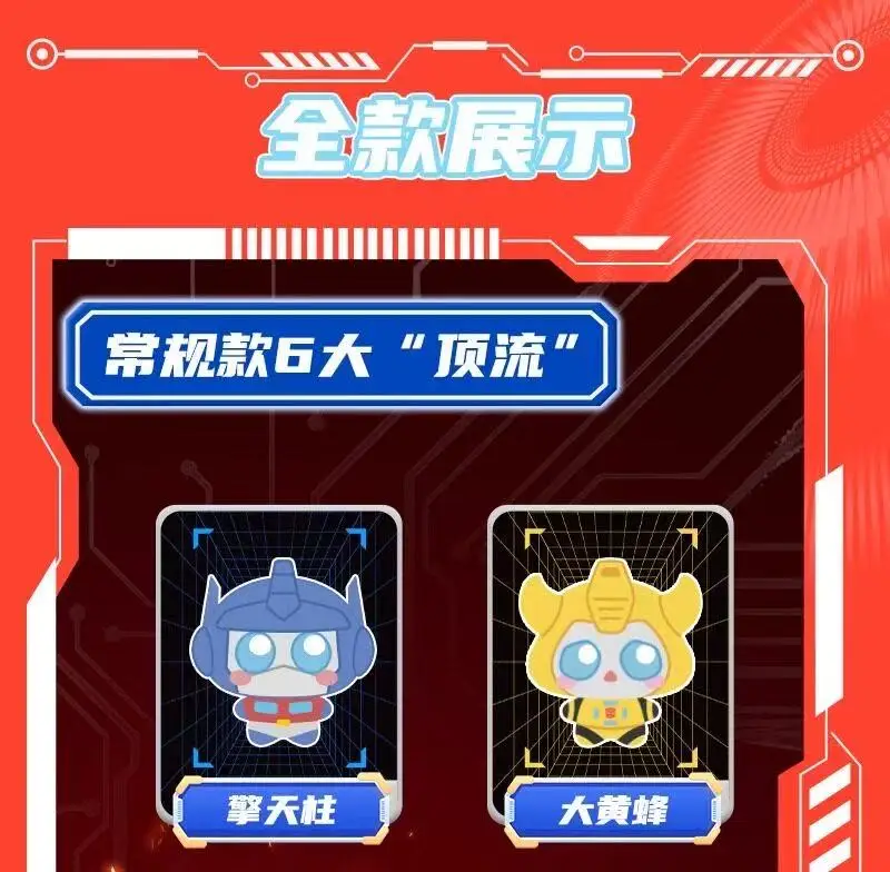 Reesee Transformers Original Blind Bag Serie Plush Pendant Optimus Prime Megatron Trendy Anime Doll Ornamental Pendant Toys Gift