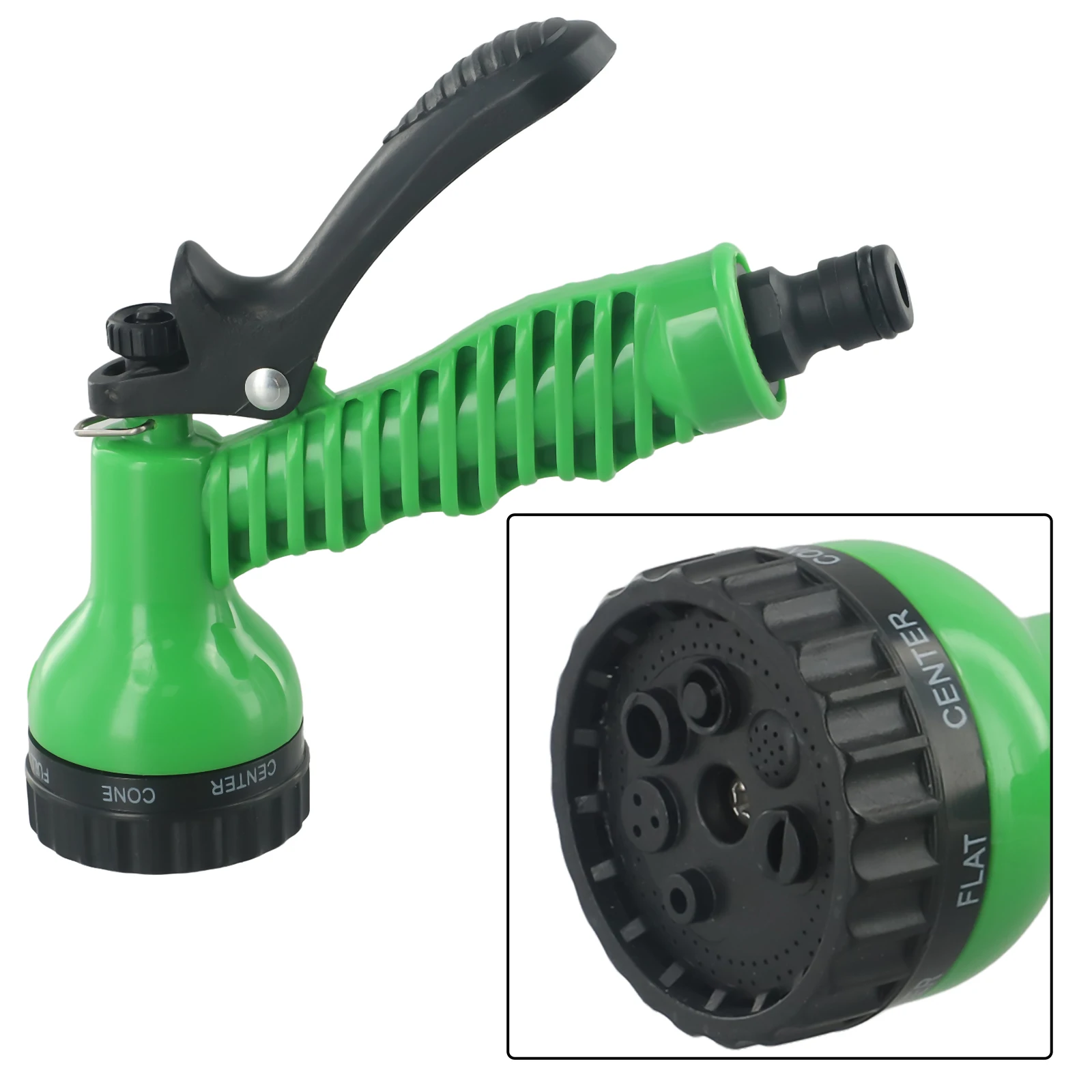 High Pressure Sprayer Plastic Garden Hose Spray Nozzle With 7-Function Sprays Garden Irrigation Water Pipe Sprinkler Head