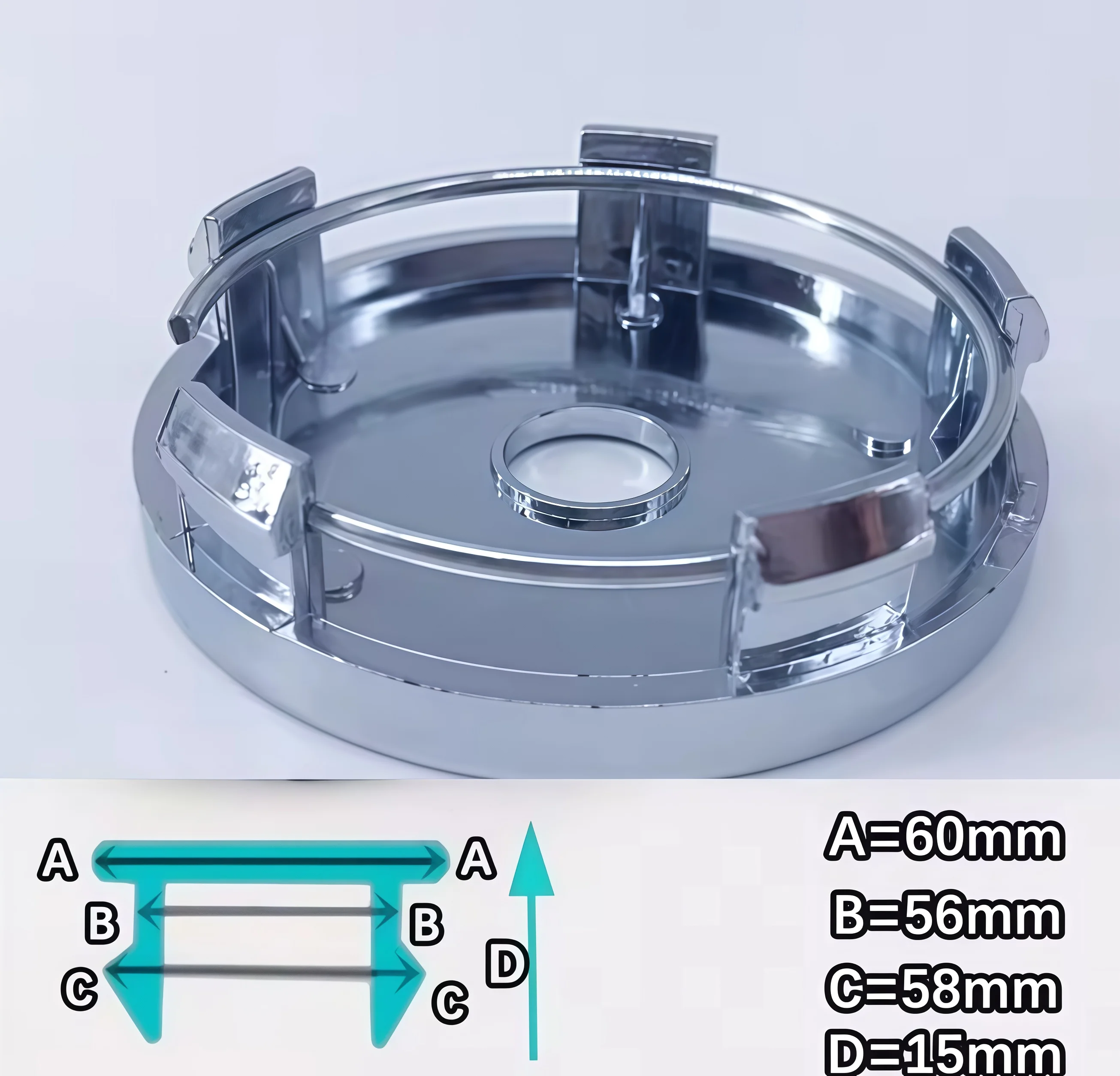 4pcs ForFord Hubcap Car Styling Wheel Center Cap Hub Replaced Cover Wheels Centre Hub Cap 54/56/60/62/65/68mm