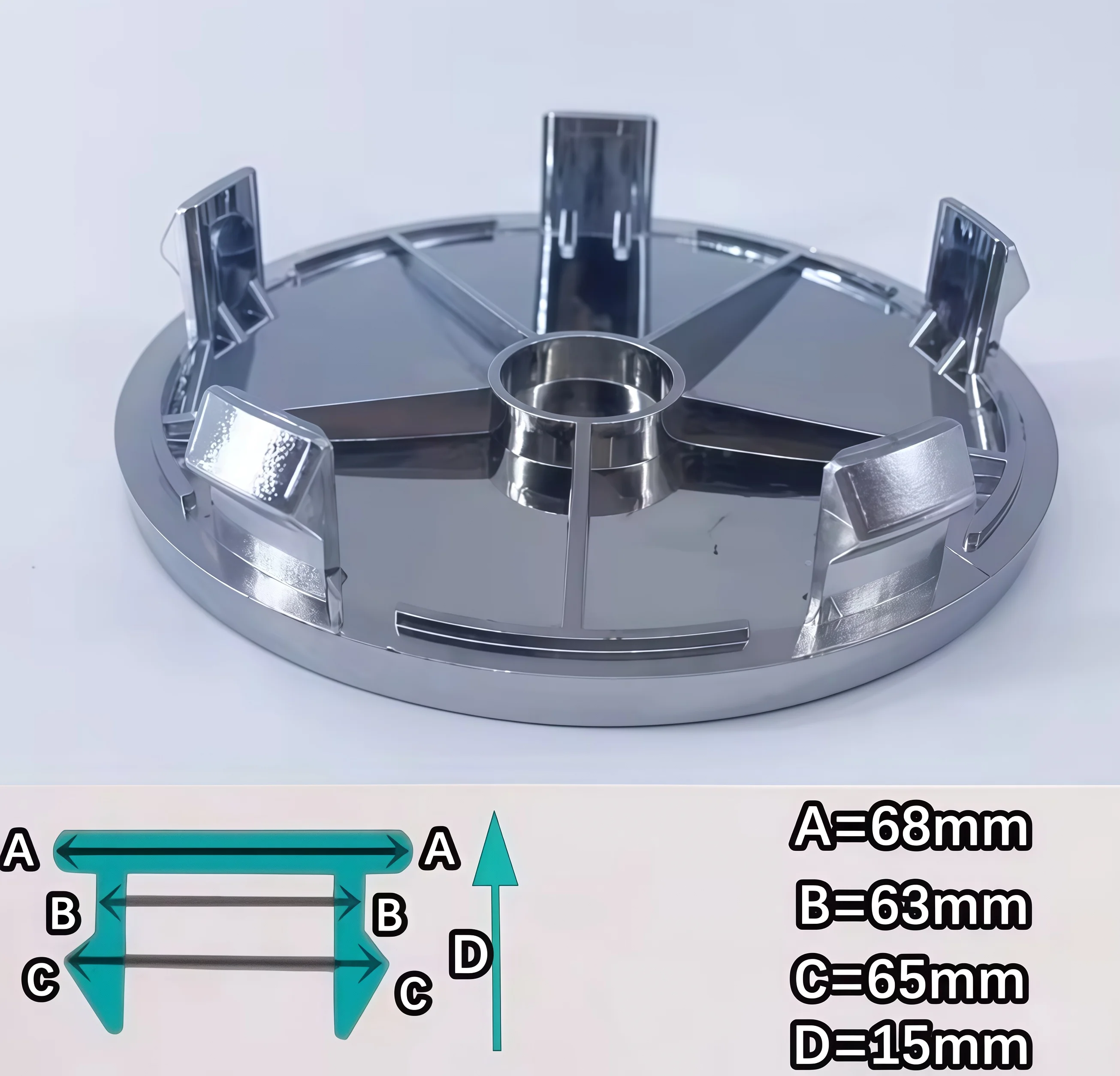 4pcs ForFord Hubcap Car Styling Wheel Center Cap Hub Replaced Cover Wheels Centre Hub Cap 54/56/60/62/65/68mm