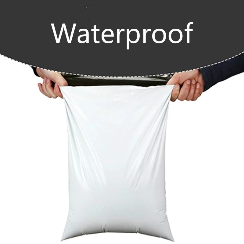 20/50Pcs Shipping Bags Opaque PE Plastic Express Envelope Storage White Color Mailing Bags Self Adhesive Seal Courier Bag