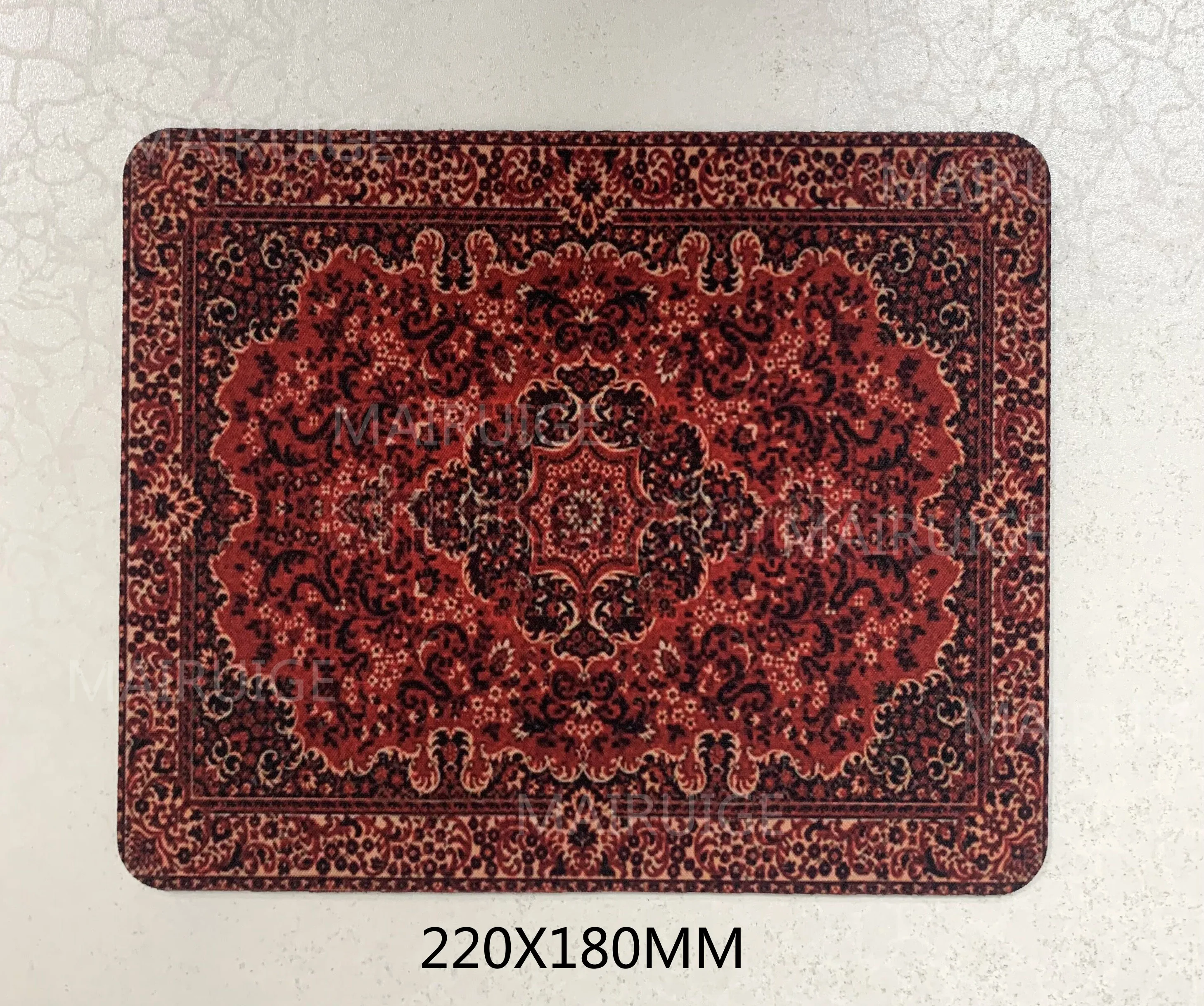 Persian Carpet Mouse Mat Computer Small Mouse Pad Flower Office Rubber Mat 22x18cm Non-slip Mat Table Pads Desk Mats Mini Rug