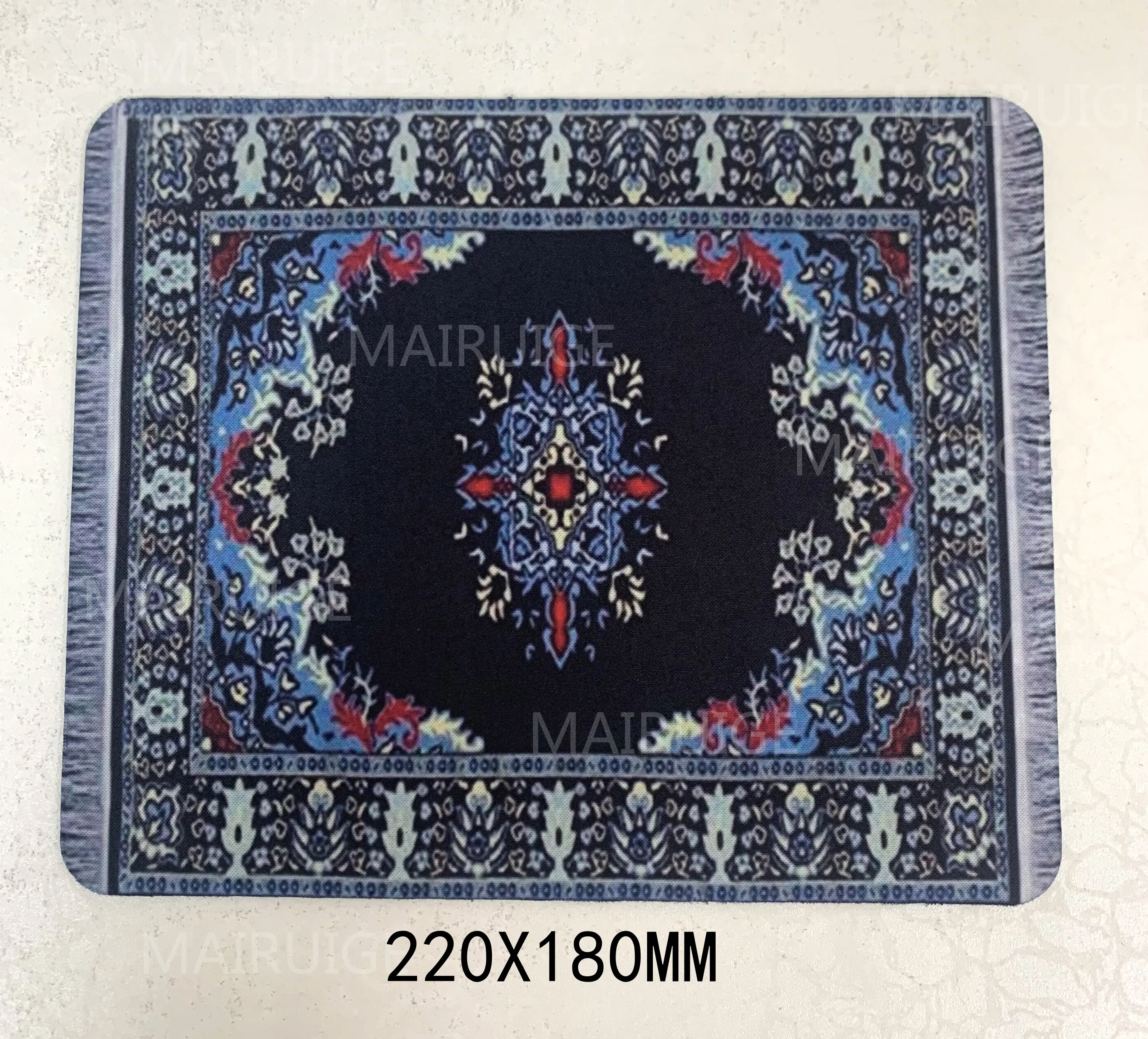 Persian Carpet Mouse Mat Computer Small Mouse Pad Flower Office Rubber Mat 22x18cm Non-slip Mat Table Pads Desk Mats Mini Rug