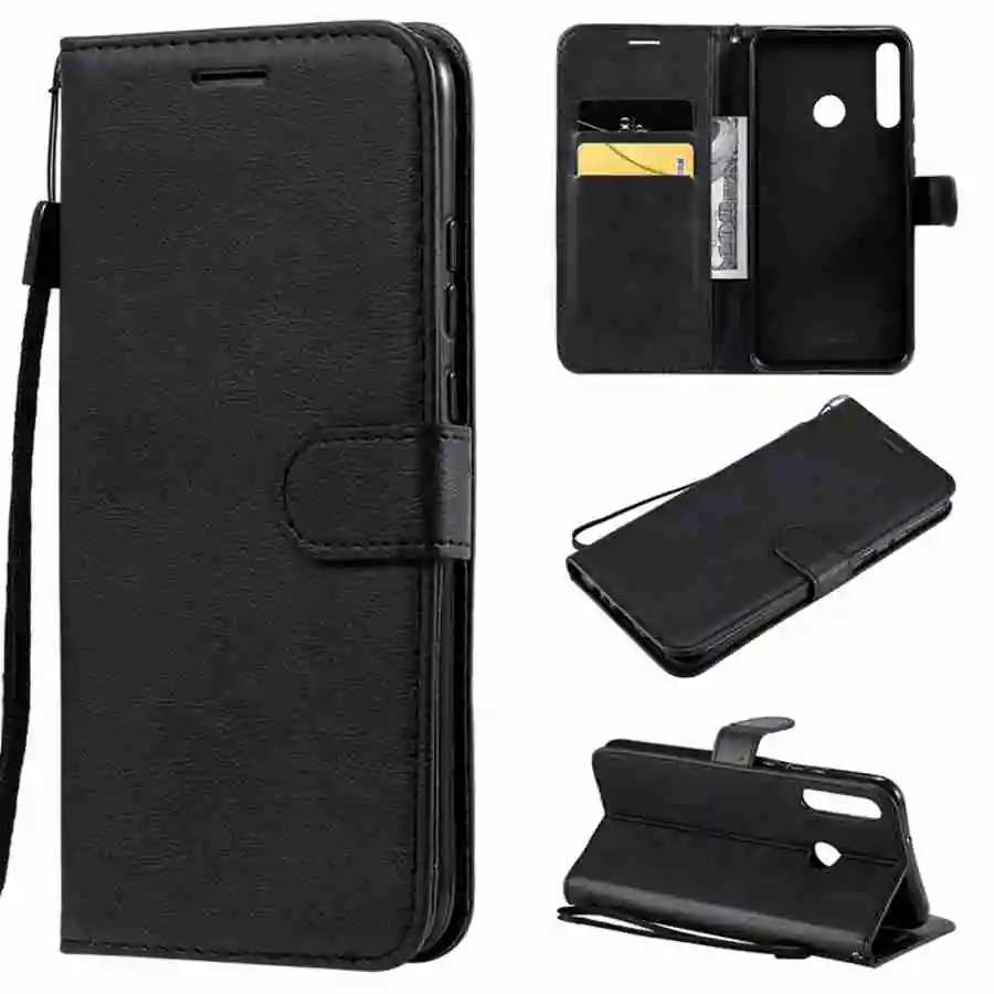 Leather Flip Wallet Case For Huawei P20 P30 Lite Honor 600/400/200/10 Lite X9b X9c X9d X8b X8c X8d X7b X7c X6b X6c Cover
