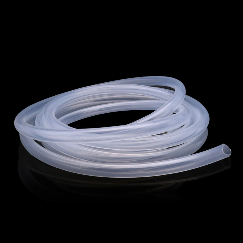5/10M Food Grade Transparent Silicone Rubber Hose ID 0.5 1 2 3 4 5 6 7 8 9 10 MM OD Flexible Nontoxic Silicone Tube Clear Soft