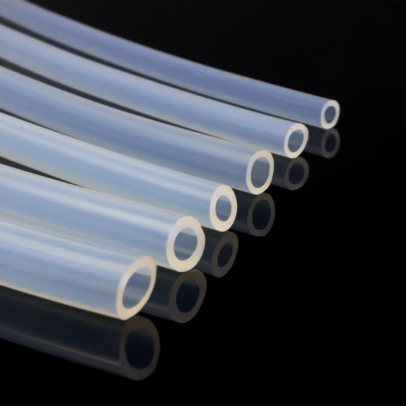 5/10M Food Grade Transparent Silicone Rubber Hose ID 0.5 1 2 3 4 5 6 7 8 9 10 MM OD Flexible Nontoxic Silicone Tube Clear Soft