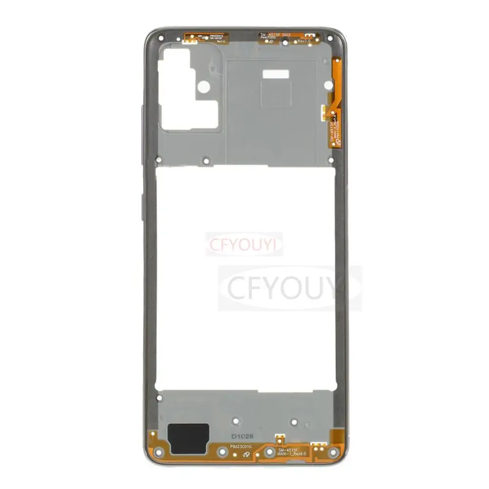 New Middle Plate Frame Housing Repair Part (Plastic) For Samsung Galaxy A51 SM-A515 A515 Back Housing Frame