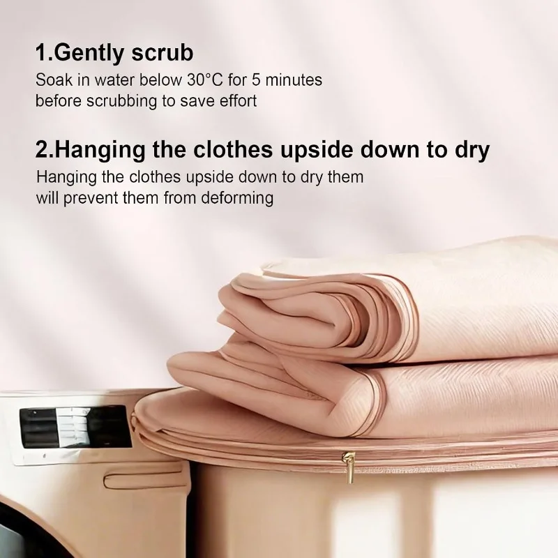 Space-Saving Clothes Hanging Bags Compression Bag Wardrobe Organizer Dust Cover Down Jacket Compression Closet Storage Bag