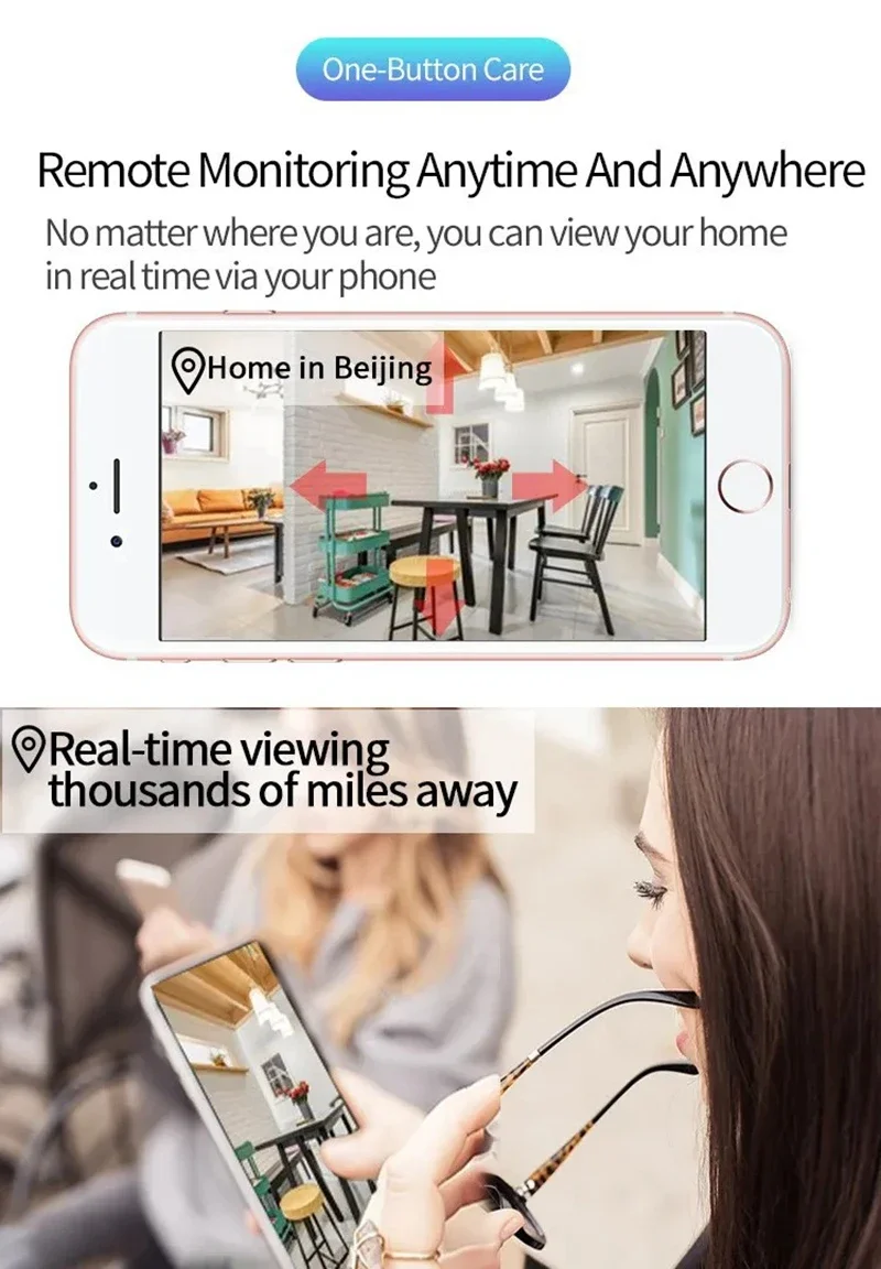 New Mini Camera Smart Home Auto Tracking 1080P Wifi IP Camera Full Night Vision Network Wireless CCTV Video Baby Security Camera