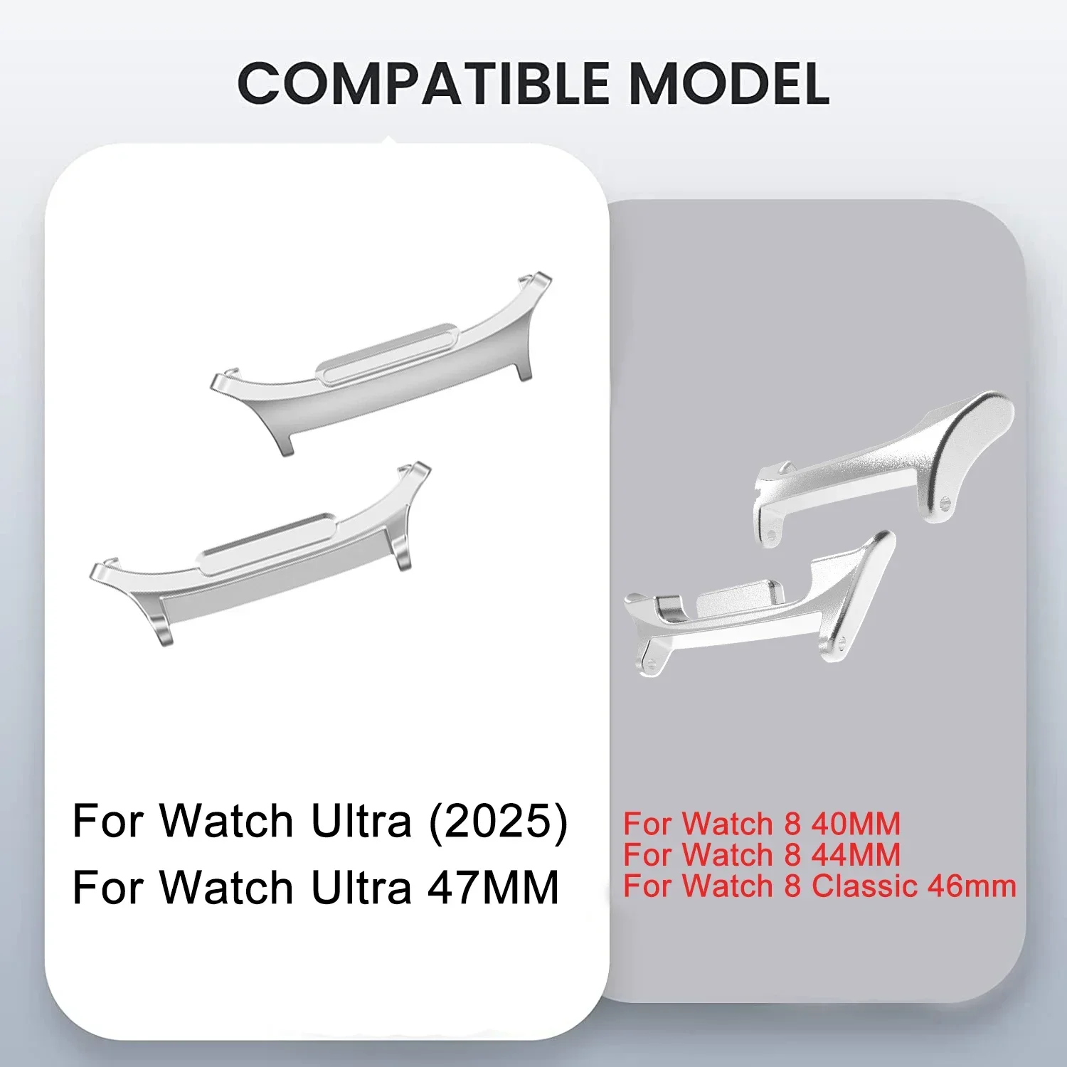Magnetic Silicone Band for Samsung Galaxy Watch Ultra 2025 47mm Bracelet for Galaxy 8 40mm 44mm/8 Classic 46mm Sports Strap