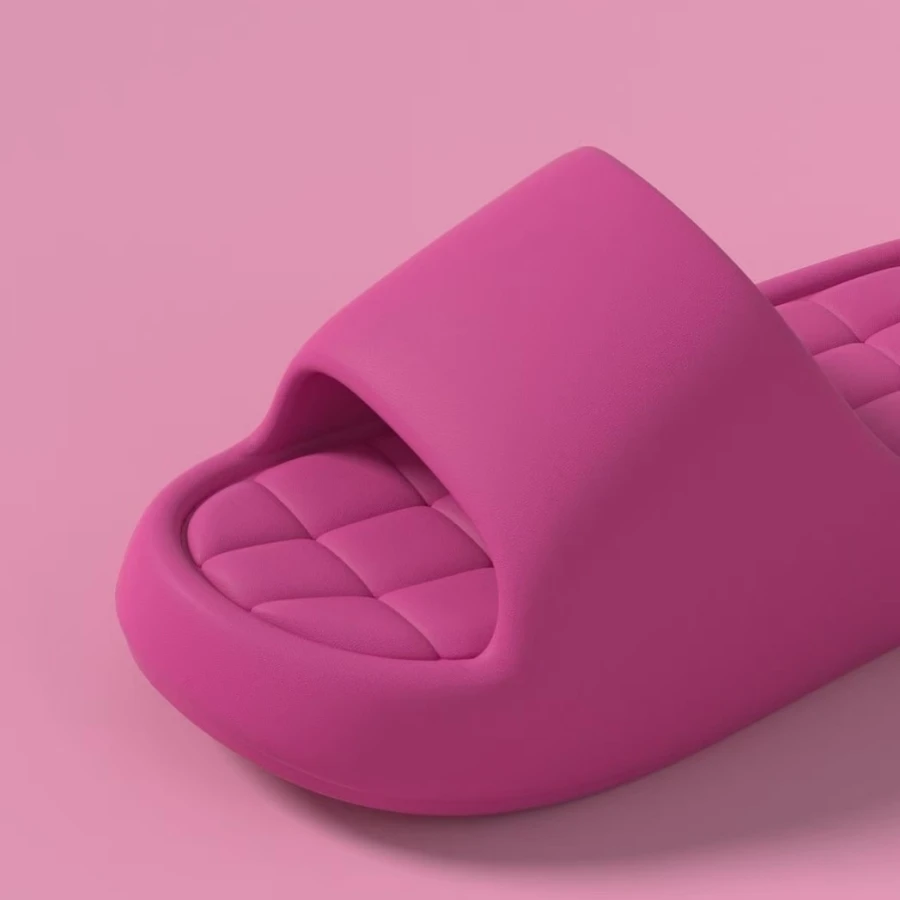 Women's Slippers Cool Summer Soft Sole Fashion Indoor Non Slip Open Toed Breathable House Comfy Men Bedroom Shoes
