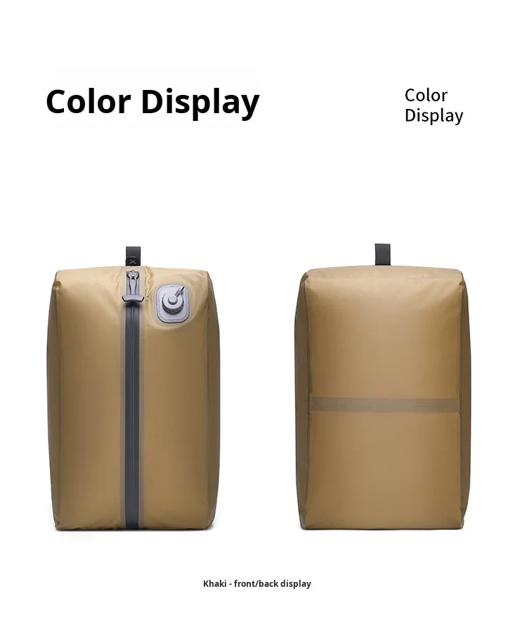 Automatic Vacuum Bag(Air Pump inside) Reusable Storage Bag Folding Outdoor Travel Compression Bag for Suitcases Backpack Luggage