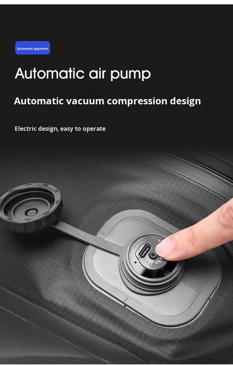 Automatic Vacuum Bag(Air Pump inside) Reusable Storage Bag Folding Outdoor Travel Compression Bag for Suitcases Backpack Luggage