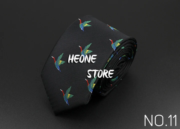 Trendy Design Men's Microfiber Jacquard Necktie Animal Plant Skull Flower Woven Tie Wedding Party Father's Day Birthday Gift