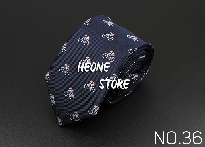 Trendy Design Men's Microfiber Jacquard Necktie Animal Plant Skull Flower Woven Tie Wedding Party Father's Day Birthday Gift