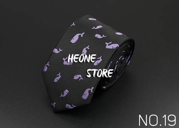 Trendy Design Men's Microfiber Jacquard Necktie Animal Plant Skull Flower Woven Tie Wedding Party Father's Day Birthday Gift