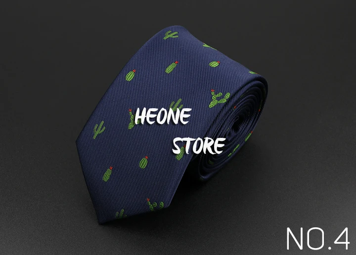 Trendy Design Men's Microfiber Jacquard Necktie Animal Plant Skull Flower Woven Tie Wedding Party Father's Day Birthday Gift