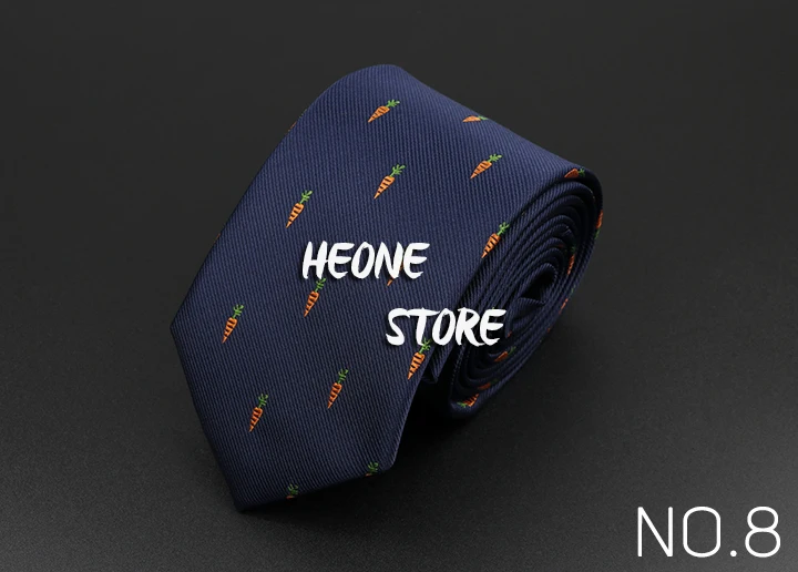 Trendy Design Men's Microfiber Jacquard Necktie Animal Plant Skull Flower Woven Tie Wedding Party Father's Day Birthday Gift