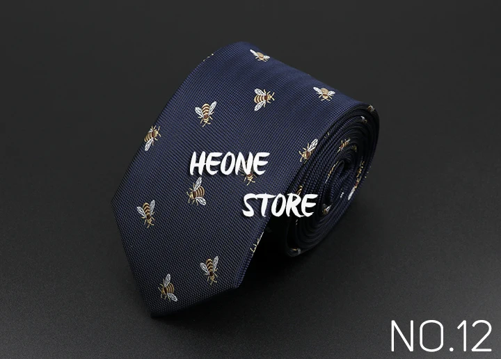 Trendy Design Men's Microfiber Jacquard Necktie Animal Plant Skull Flower Woven Tie Wedding Party Father's Day Birthday Gift