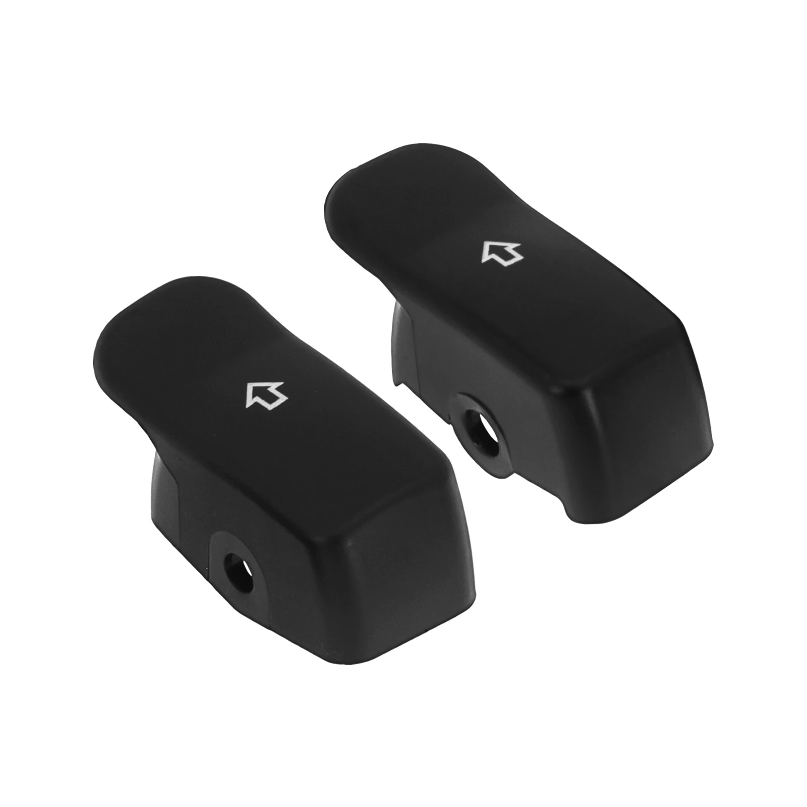 Motorcycle Turn Signal Switch Extension Caps Black Extended Button Cover For Harley Softail Breakout Slim FLS FLST FXD FXST